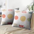 thumbnail image 3 of LALILO Throw Pillow Covers Vintage Autumn Frames Dot Frame Border Cushion Cover 18" x 18", 2 Pack, 3 of 6