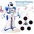 thumbnail image 5 of Robot de control remoto para niños, robot de juguete Rc programable inteligente con control de gestos, ojos LED y música, los mejores regalos de Navidad y cumpleaños para niños, 5 of 5