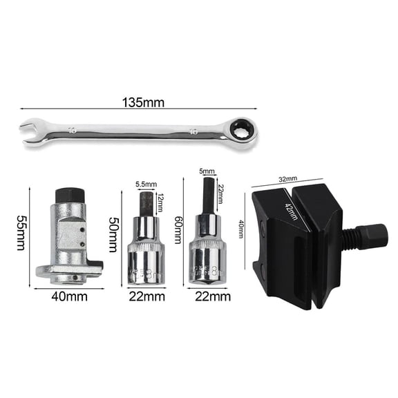 4Pcs Suspension Strut Spreader Car Shock Absorber Tool With Gloves And Wrench