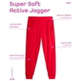thumbnail image 2 of Sweet Hearts Girls' Sweatpants - 3 Pack Performance Jogger Pants with Pockets - High Waisted (5-18), 2 of 7