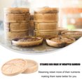 thumbnail image 4 of EeaseCA 1 Set Handmade Bamboo Steamer Kitchen Food Steamer with Lid Cooking Tool, 4 of 8