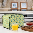 thumbnail image 6 of Yiaed Blue Rabbit Print Two Slice Bread Machine Cover, Universal Size Kitchen Appliance Cover for Bread Machine,Bread Machine Cover, 6 of 7