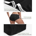 thumbnail image 4 of INNERSY Women's Bamboo Underwear Ultra Soft Hipster Silky Panties 3-Pack(2XL,Black), 4 of 6
