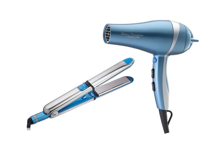 BaByliss PRO Nano Titanium Hair Dryer and Flat Iron Tunisia Ubuy