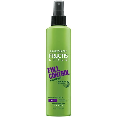 Garnier Fructis Style Full Control Anti-Humidity Hairspray 8.5 FL (Best Heat Protectant Spray For Black Hair)