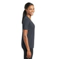thumbnail image 3 of Sport-Tek Ladies PosiCharge RacerMesh V Neck Tee-4XL (Graphite Grey), 3 of 6