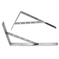 thumbnail image 1 of Soportes de pared triangulares de acero inoxidable para estantes y estanterías, 14" de largo, juego de 2, 1 of 8