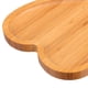 thumbnail image 2 of EeaseMX Bandeja de madera de bambú ecológica con forma de corazón, 2 unidades, para servir comida, té, café, pan, fruta, aperitivos, para hotel, restaurante y hogar., 2 of 8