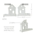thumbnail image 3 of Tealight Holder Village House White 9x8.25x2.5, 3 of 3