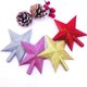 thumbnail image 2 of Estrella superior para árbol de Navidad, adornos de Feliz Navidad para el hogar, polvo dorado brillante, estrella de cinco puntas, adorno de Año Nuevo, 10/15/20cm, 2 of 4