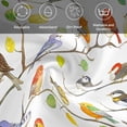 thumbnail image 5 of Colorful Birds Cloth Napkins, Branch Animal Spring Branch Leaf Summer Washable and Reusable Dinner Napkins Set of 8, Table Napkin for Kitchen Party Birthday Wedding Hotel Housewarming 20"x20", 5 of 8