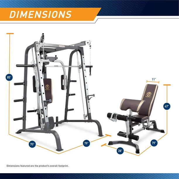 Marcy Smith Cage Workout Machine Total Body Training Home Gym