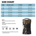 thumbnail image 6 of Uemuo Astronaut Pattern Men's Sleeveless T-Shirt,Muscle Athletic Tank Top, Moisture-wicking Quick-dry Breathable Classic Tee Top for Gym Run Outdoor Sports-, 6 of 8