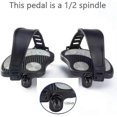 thumbnail image 4 of Pedales de bicicleta estática con correas para bicicleta giratoria y bicicleta estática interior, 9/16 pulgadas, 4 of 5