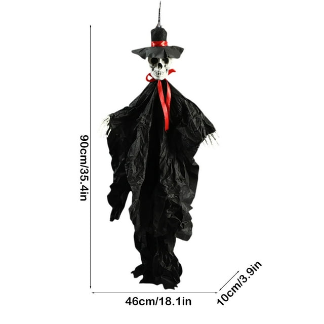 Decoraciones de Halloween, adornos de Halloween, regalos de Halloween, accesorios de disfraces para festivales de fantasmas colgantes de Halloween, letrero de puerta para fiesta de brujas y calabazas,
