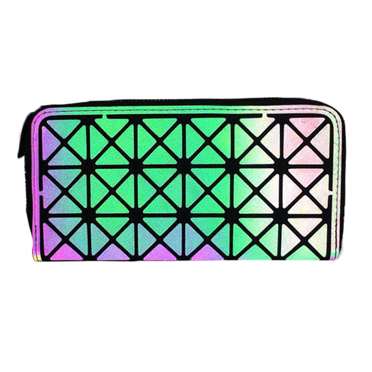 geometric iridescent bag