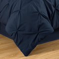 thumbnail image 6 of Chezmoi Collection 10-Piece Bed in a Bag Comforter Set, Pintuck Design, All Season Soft Microfiber Bedding with Sheets, Pillow Shams & Decorative Pillow, Midnight Navy, Full, 6 of 9