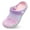 PurpleLeopard, variant on L-RUN Kids Girls Boys Quick Dry Athletic Sandals Pool Swim Outdoor Water Shoes Beach Clog