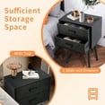 thumbnail image 5 of Urbanest Hartford Two Drawer Side Table, Black, 5 of 18