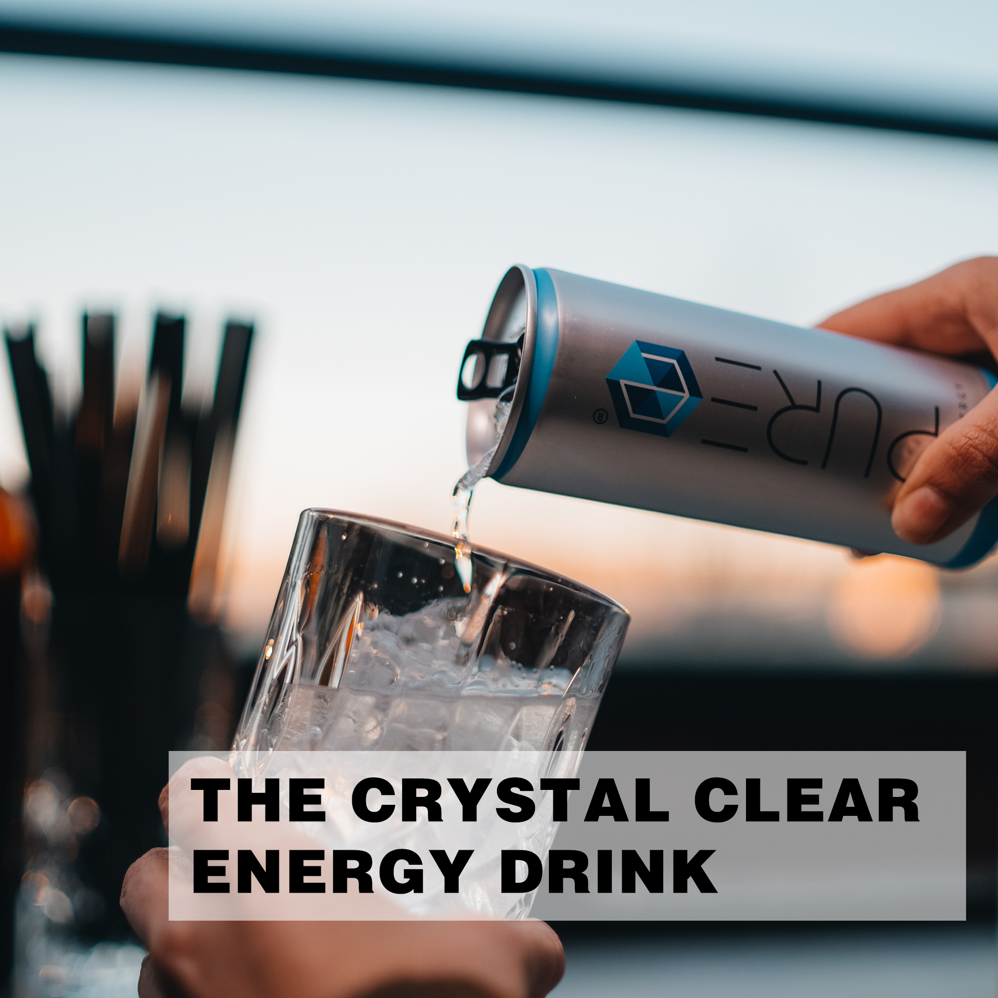 PURE Energy Drink - The Crystal Clear Energy Drink (8.4 Fl OZ - 24 Pack)