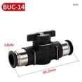 thumbnail image 2 of Copper Nickel Plating Pneumatic Quick In Connector Application Suitable Pipe Working Pressure Application Easy Installation, 2 of 12