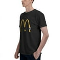 thumbnail image 5 of Mcdonald'S Logo Men'S Basic Short Sleeve T-Shirt Vogue Black Small, 5 of 8