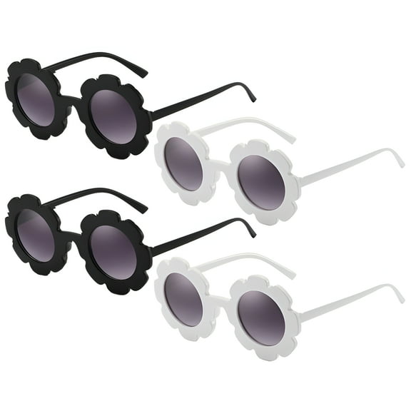 GJX 4Pcs Toddler Sunglasses Age 2-4,Trendy and Sleek Frames Toddler Sunglasses,Adds An Elegant Touch to Your Style Toddler Sunglasses Age 1-2,Multicolor