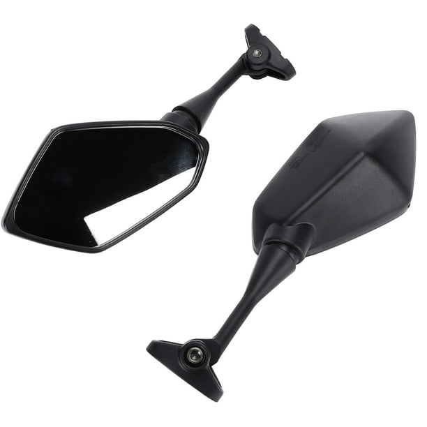 Espejo lateral de motocicleta, espejos retrovisores de motocicleta negros izquierdos y derechos brillantes para Autocycle,Espejo retrovisor para motocicleta Espejo retrovisor para motocicleta Espejo l Higoodz Piezas Y Accesorios De Autos
