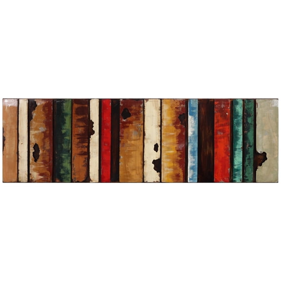 Empire Art "Rustic Flow 1" Mixed Media Iron Hand Painted Dimensional Wall Décor