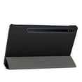 thumbnail image 3 of For Samsung Galaxy Tab S6 Lite 10.4inch Trifold Magnetic Closure PU Leather Case Cover - Black, 3 of 3