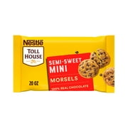 Nestle Toll House Semi Sweet Mini Chocolate Baking Chips, Mini Size Morsels, 20 oz Bag