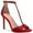 Red, variant on INC Womens Firah Rhinestone T-Strap Heels