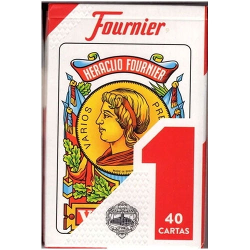 1 Spanish Playing Cards Heraclio Fournier No 1 Red Deck