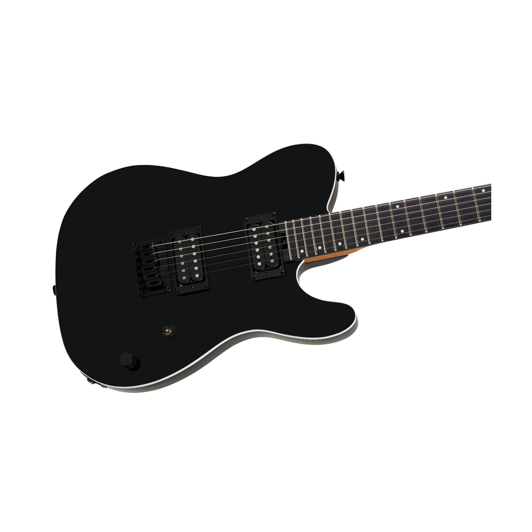 Charvel Standard San Dimas Style-2 SD2 HH HT 6-String Electric Guitar with Nyatoh Body and Amaranth Fingerboard (Gloss Black)