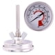 thumbnail image 1 of Monitor del probador del metro de la temperatura del termómetro del ahumador de la parrilla del Bbq del acero inoxidable 75℃-300℃, 1 of 14
