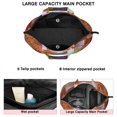thumbnail image 3 of Pioneer Flower Floral Print Pattern Travel Tote Bags for Women Carry On,Large Weekender Bags for Women Travel,Multi Functional Duffle Bag for Work,Shopping,Sports, 3 of 5