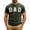 Army Green*, variant on RUTAYY Men's T-Shirts Fathers Day Letter Printed Short Sleeve Crew Neck Breathable Tee Shirts Casual Soft Tops Comfortable Daily Wear Beach Vacation Tees