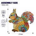 thumbnail image 2 of Wooden Puzzles for Adults Squirrel Animal Shape Magic Wooden Jigsaw Puzzle Difficult Irregular Wooden Puzzles, 2 of 5