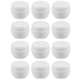 thumbnail image 1 of 12pcs 30g Pequeños recipientes de plástico con tapas para cosméticos Bálsamo de labios Hierbas de té, 1 of 5