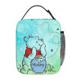 thumbnail image 3 of Winnie Bear P-ooh Reusable Lunch Bags Portable Insulated Lunch Box Tote Bag Cooler Office Picnic, 3 of 9