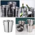 thumbnail image 3 of RENACLIPY Cubeta Metálica Plateada Para Hielo Ideal Para Almacenamiento Y Enfriamiento De Botella De Vino, 3 of 8