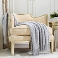 thumbnail image 1 of Manta decorativa de punto para sofá, sillón, cama, suave, cálida, acogedora y ligera para primavera y verano, 1 of 4