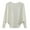 White, variant on AOOCHASLIY Sweaters Fall Clearance Women's Fashion Long Sleeves Round Neck Loose Pullover Tops Blouse Knitted Sweater