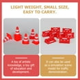 thumbnail image 3 of HERFIER 36pcs Mini Traffic Cones & Signs Toy Set for Kids Simulation Construction, 3 of 8