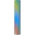 thumbnail image 2 of Holographic Spectrum Silver Adhesive Vinyl Roll - Permanent Adhesive Glossy & Waterproof Vinyl | 12" x 6\' | for Crafts, Cricut, Silhouette, Cameo, Dec, 2 of 4