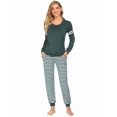thumbnail image 2 of Ekouaer Maternity Pajama Set Nursing Pjs Women Breastfeeding Pregnancy Postpartum Clothes Long Sleeve Top & Pant with Pockets, 2 of 6