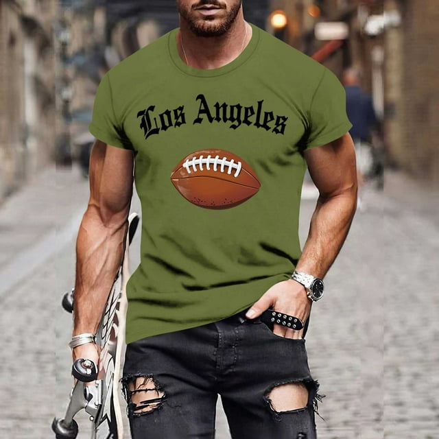 Tops para hombre, blusas y camisas de manga corta con cuello redondo para hombre, jersey informal con cuello redondo estampado para hombre, pantalones cortos deportivos para fitness, blusa de poliéste