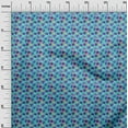thumbnail image 3 of oneOone Polyester Lycra Turquoise Blue Fabric Cactus Dress Material Fabric Print Fabric By The Yard 56 Inch Wide, 3 of 6