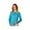 Turquoise, variant on INGEAR Girls Long Sleeve Rash Guard Swim Shirt, UPF 50+ Turquoise, L