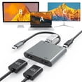 thumbnail image 1 of Adaptador HDMI dual USB C Hub Fophmo 4K @60Hz con PD de 100 W, 1 of 7